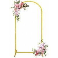 Gold Metal Arch Backdrop Stand