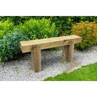 Rustic Wooden Garden Bench - Weather-Resistant, 4 Sizes