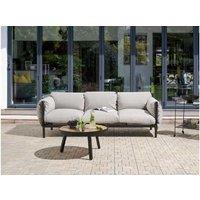 Esperia 3-Seater Aluminium Garden Sofa - Modern Outdoor Weather-Resistant Seating