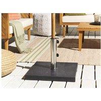 Granite Parasol Base - Black Square, 25Kg, Weather-Resistant Outdoor Umbrella Stand