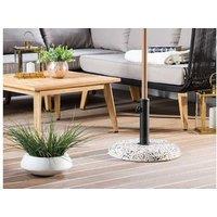 Concrete Parasol Base - Heavy-Duty Weather-Resistant Garden Stand, 21Kg, Modern Round Design