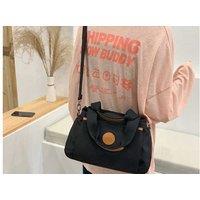 Unisex Grey Crossbody Bag Three Compartments Satchel Handbag