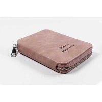 Unisex Pink Rfid Blocking Travel Passport Wallet