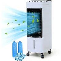 Portable Oscillating Air Cooler with 4L Water Tank & Ice Pack Included