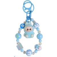 Unisex Blue Vibrant Lafufu Doll Bag Pendant In Playful Colours!
