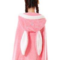 Adorable Kids Hooded Blanket - 100% Polyester, Fun Animal Designs, Unisex, Ages 3+