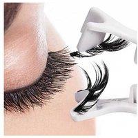 Reusable No Glue False Eyelash Kit With Application Clip - Effortless Beauty Tool