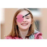 Unisex Pink 2Pcs Adjustable Lazy Eye Patches For Left Or Right Eyes