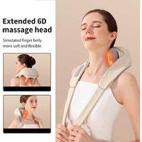 Shiatsu Heated Neck & Shoulder Massager - Deep Kneading Therapy For Muscle Relief