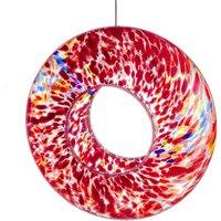 Handcrafted Ceramic Hanging Bird Feeder - Weatherproof, Songbird-Friendly, Artisan Design