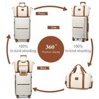 Kono British Traveller 20 Inch Suitcase 3 Piece Travel Set