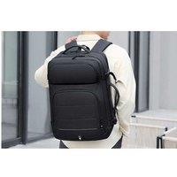 Unisex Black Large Men Business Luggage Backpack Laptop Bag