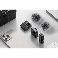 3-in-1 Wireless Bluetooth Headphones & Lavalier Microphone - Hi-Fi Audio, Active Noise Cancelling, 2.4G Transmission, 300mAh Battery, Universal Compat