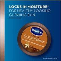 Vaseline Cocoa Radiant Body Butter Cream 250Ml - Deep Moisturising For Dry Skin, Enriched With Pure Cocoa Butter