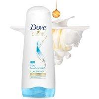 Dove Daily Moisture Light Conditioner for Fine Hair, Oxyfusion, 350ml - Volumising & Nourishing, 3 or 6 Pack