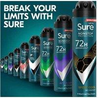 Sure Men 72H Ap Deodorant Sport Cool 150Ml, 3/6 Pk