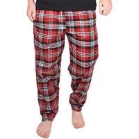 2 Pack Mens Woven Check Polycotton Pyjama