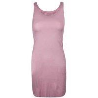 Purple Women's U-Neck Sleeveless Bodycon Midi Dress - Stretch Nylon Blend, Summer Party & Casual