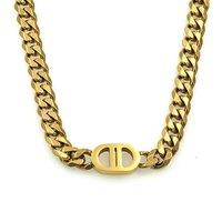 Dior- Titanium Steel Cuban Chain Jewellery Set!