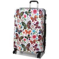 Hard Shell Printed Dual 4 Wheel Luggage Suitcase