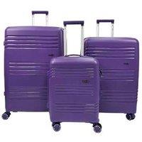 Hard Shell 4 Wheel Tsa Suitcase Luggage Set