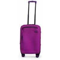 Lightweight Pink Soft Shell 8 Wheels Cabin Suitcase Set