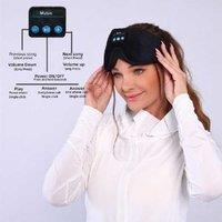 Bluetooth 5.0 Wireless Noise Cancelling Headphones Eye Mask - 200mAh Battery, Hands-Free Calls, Ultra-Comfort Fit (New)