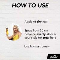 Schwarzkopf got2b Glued Freeze Spray Ultimate Hold 300ml x6 - For All Hair Types, Extreme Styling