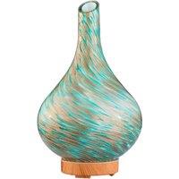 Handcrafted Aroma Diffuser with LED Mood Lighting - Blue - Large