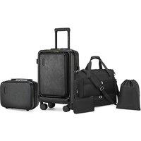 5-Piece KONO Hard Shell Lightweight Luggage Set with TSA Lock & Spinner Wheels
