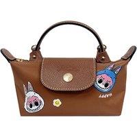 Unisex Beige Lafufu Mini Dumpling Crossbody Bag