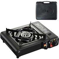 Black Portable Camping Stove With Cary Case