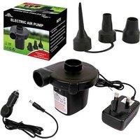Ac Electric Air Pump For Mattress, Pool - 220V/12V, 3 Nozzles