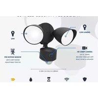 19W Led Floodlight Wifi Cam Pir Sensor - 1080P
