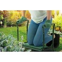 2-In-1 Garden Kneeler Seat & Stool With Tool Bag - Folding