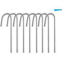 Heavy Duty Galvanised Tent Pegs - Camping/Gazebo Stakes