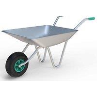 Galvanised Metal Wheelbarrow - Pneumatic Tyre