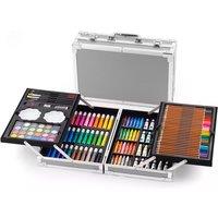 145Pc Artist Set In Aluminium Case - Painting & Colouring
