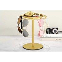 Iron Sunglasses Organizer Storage Holder Stand With Tray For Desk