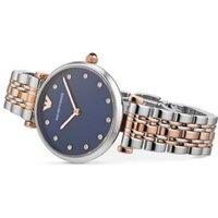 Emporio Armani AR11092 Ladies Quartz Two-Tone Stainless Steel Watch, 32mm, Water-Resistant