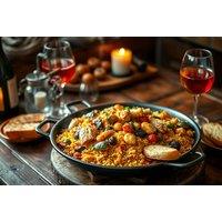 Paella & Sangria Meal for 2 at The Quarter Cafe, Stoke-on-Trent