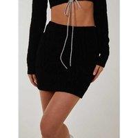 Unisex Women's Black Pink Vanilla Zebra Print Metallic Mini Skirt - Stretch, Night Out, Y2K Trend