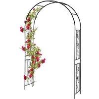 Flower Design Metal Garden Arch - Outdoor Decor & Garden Ornament