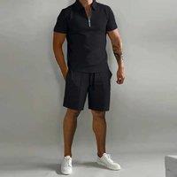 Men'S Casual Loose Polo Sweatshirt