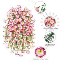 Artificial Outdoor Patio Flowers - Weather-Resistant Garden Ornament (2 Or 4Pcs, 8 Colours)