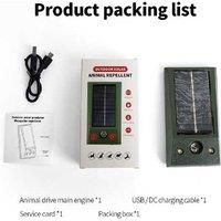 Ultrasonic Outdoor Led Flashing Bird Repeller - Garden Pest Deterrent & Patio Accessory