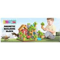 Children'S Magnetic World 3D Block Set - Primeval Forest Series