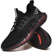 Men'S Breathable Mesh Running Trainers - Lightweight Casual Sport Sneakers (4 Colours, 9 Uk Sizes)