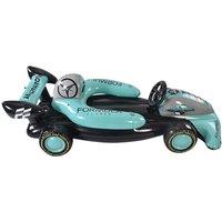 Large Inflatable Racing Car Water Float Lounge - Outdoor Water Toy, Heavy-Duty PVC, for Pool, Lake & Beach, 220cm, 1-4 Players