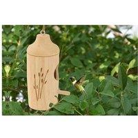 Weather-Resistant Wooden Hummingbird Bird Houses - Set Of 3, Easy-Hang, Wildlife-Friendly